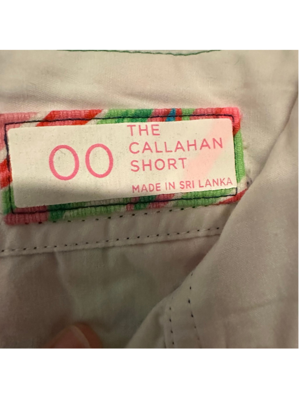 Women's Lilly Pulitzer Callahan Short size 00 Pink Navy floral print leaf - Picture 2 of 5